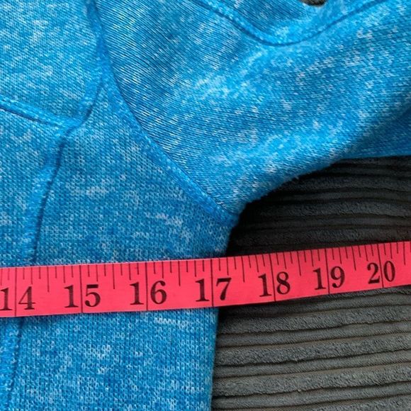 Womens Champion Blue Full Zip Up Long Sleeve Fleece Jacket - Picture 5 of 6